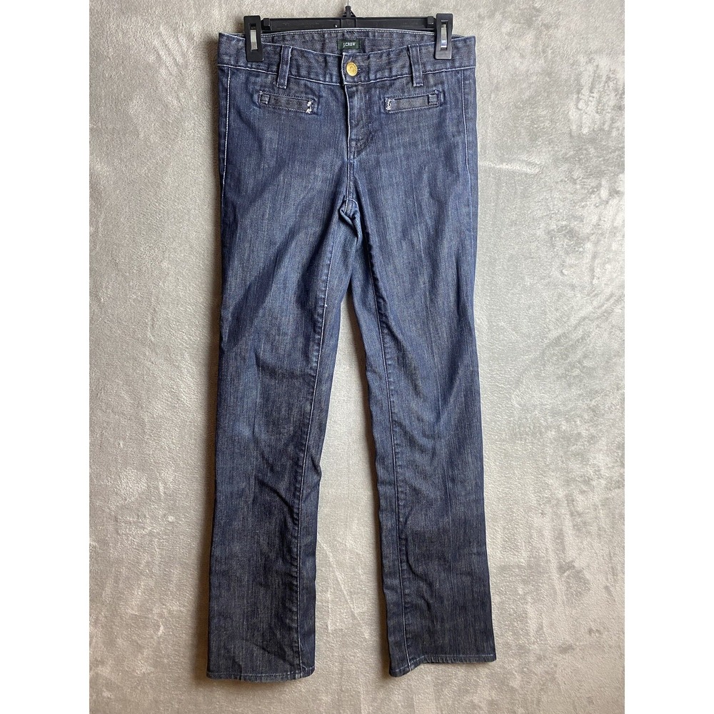 J.Crew Womens 28 Dark‎ Wash Blue Jeans